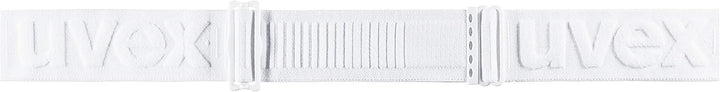 Uvex Unisex Downhill 2000 S V Skibrille (1er Pack) Einheitsgrösse white/silver-clear, Einheitsgrösse