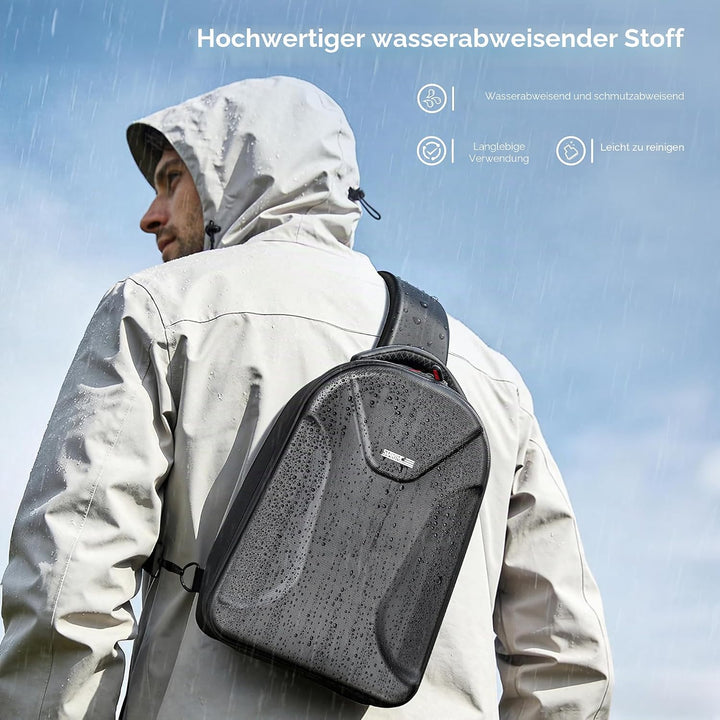 STARTRC Tasche für DJI Mini 5 Pro, Wasserdichter Hartschalen-Rucksack mit Mini 5/4/3pro Drohne, RC 2
