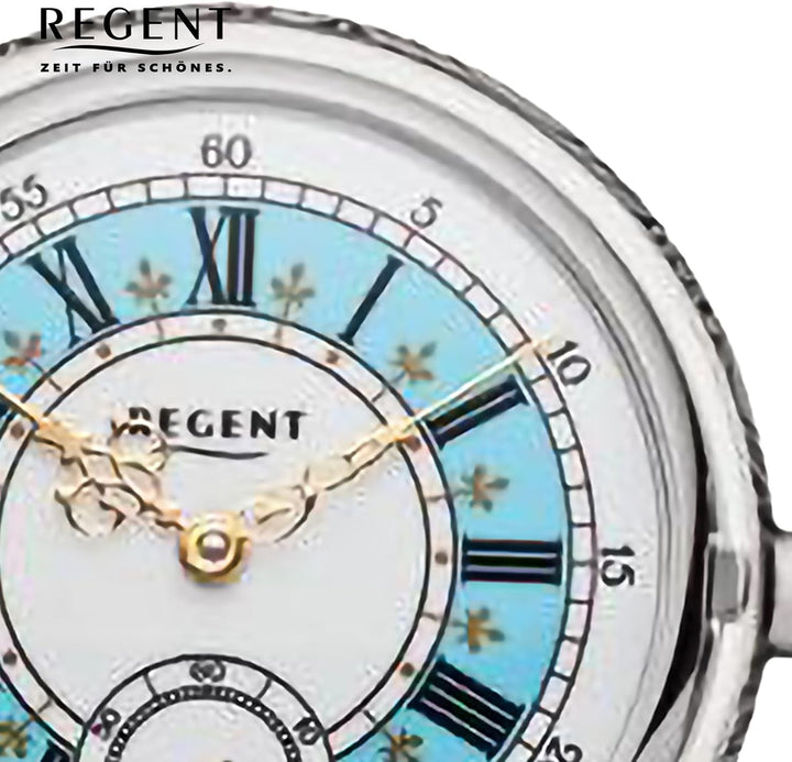 Regent Herren Taschenuhr Antik Savonnette 49 MM Mechanischer Handaufzug Arabische Zahlen P-724