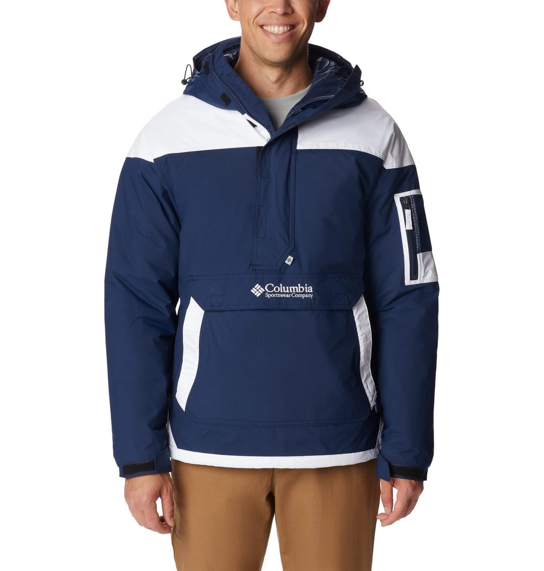 Columbia Herren Challenger Insulated Pullover Winterjacke (1er Pack) XL Collegiate Navy/White, XL Co