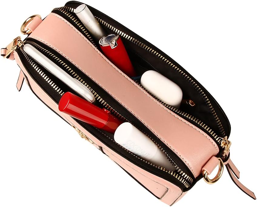 Beatfull Designer Bee Geldbörse Mode Crossbody Taschen mit Perle für Frauen PU Leder Schulter Clutch
