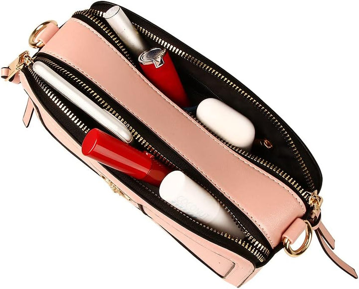 Beatfull Designer Bee Geldbörse Mode Crossbody Taschen mit Perle für Frauen PU Leder Schulter Clutch