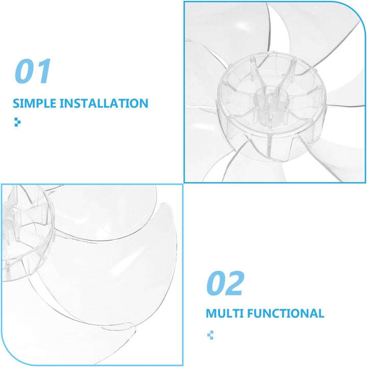 BESTOYARD Universeller Ersatz StandventilatorflüGel Und TischventilatorflüGel Aus Kunststoff 12 Zoll