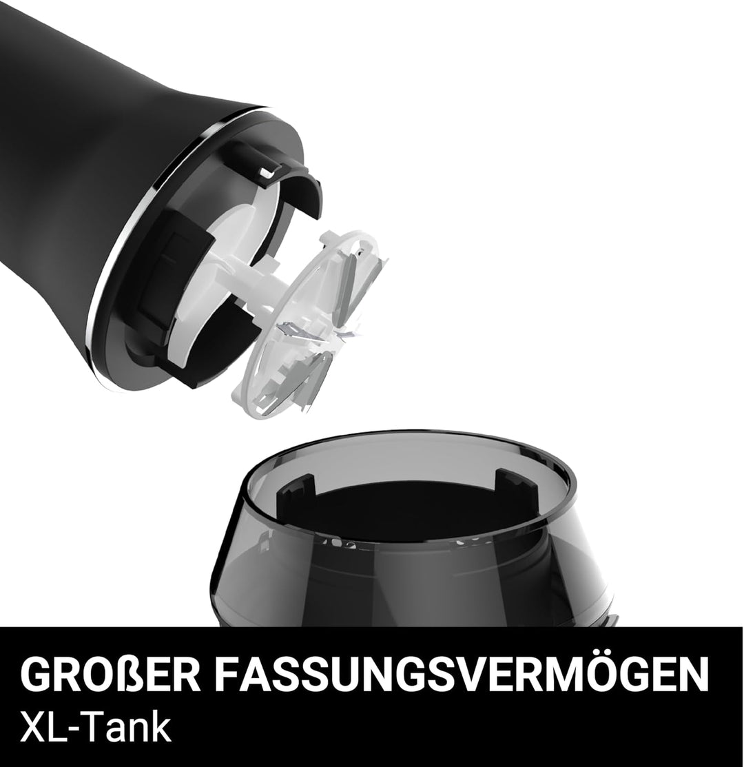 STEAMONE Fusselrasierer – XL-Behälter – 6 Edelstahlklingen – Ergonomischer Griff – Leistungsstark &amp;