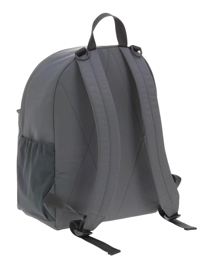 LÄSSIG Baby Wickelrucksack mit Wickelunterlage, Kinderwagenbefestigung/Casual Urban Backpack anthrac