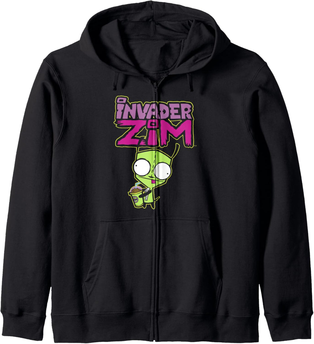 Invader Zim G.I.R Milkshake Foodie Dog Logo Kapuzenjacke