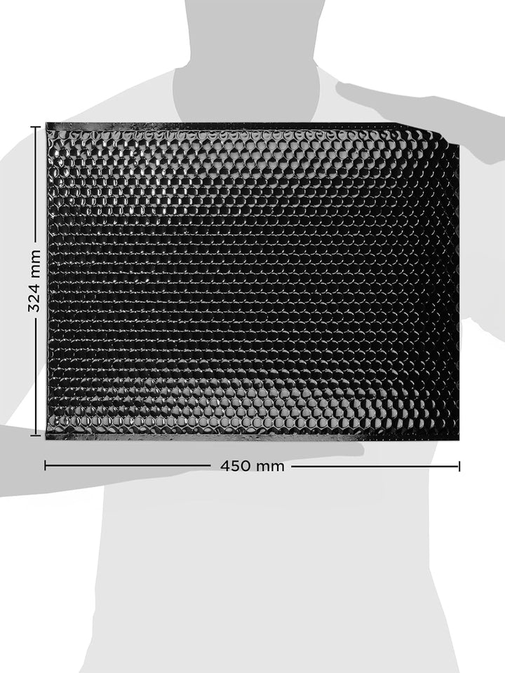 Blake Purely Packaging MBB450 Luftpolsterversandtasche Haftklebung Tief Schwarz C3 450 x 324 mm | 50