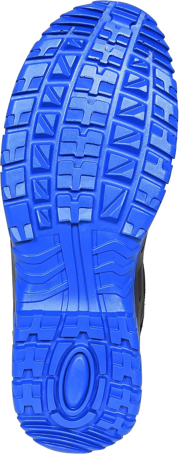 ELTEN Sicherheitsschuhe ALESSIO XXW Mid ESD S3, Damen und Herren, Lederschuh, robust, Blau, Stahlkap