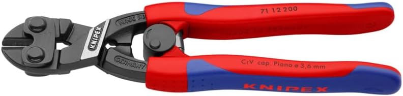 Knipex CoBolt® Kompakt-Bolzenschneider schwarz atramentiert, mit schlanken Mehrkomponenten-Hüllen 20