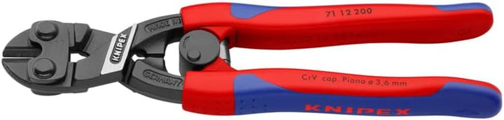 Knipex CoBolt® Kompakt-Bolzenschneider schwarz atramentiert, mit schlanken Mehrkomponenten-Hüllen 20