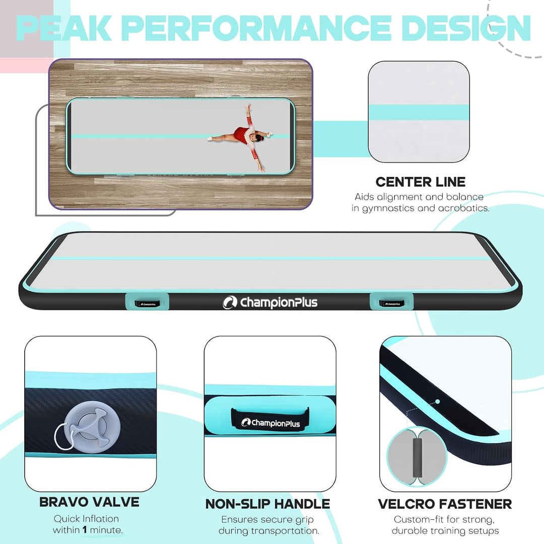 Aufblasbare Air Matte Track Tumbling Matte 3m/4m/5m Gymnastikmatte Turnmatte mit elektrischer Luftpu
