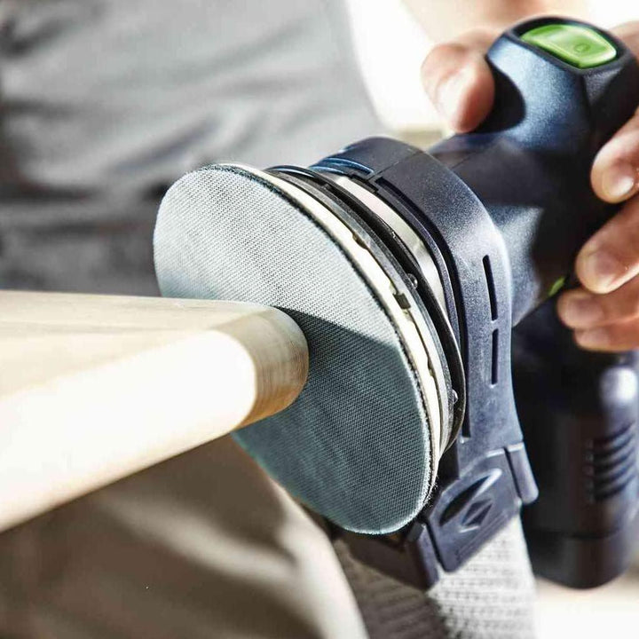 Festool Akku-Exzenterschleifer ETSC 125 3,0 I-Set (mit Akkupacks BP 18 Li 3,0, Schnellladegerät, Net