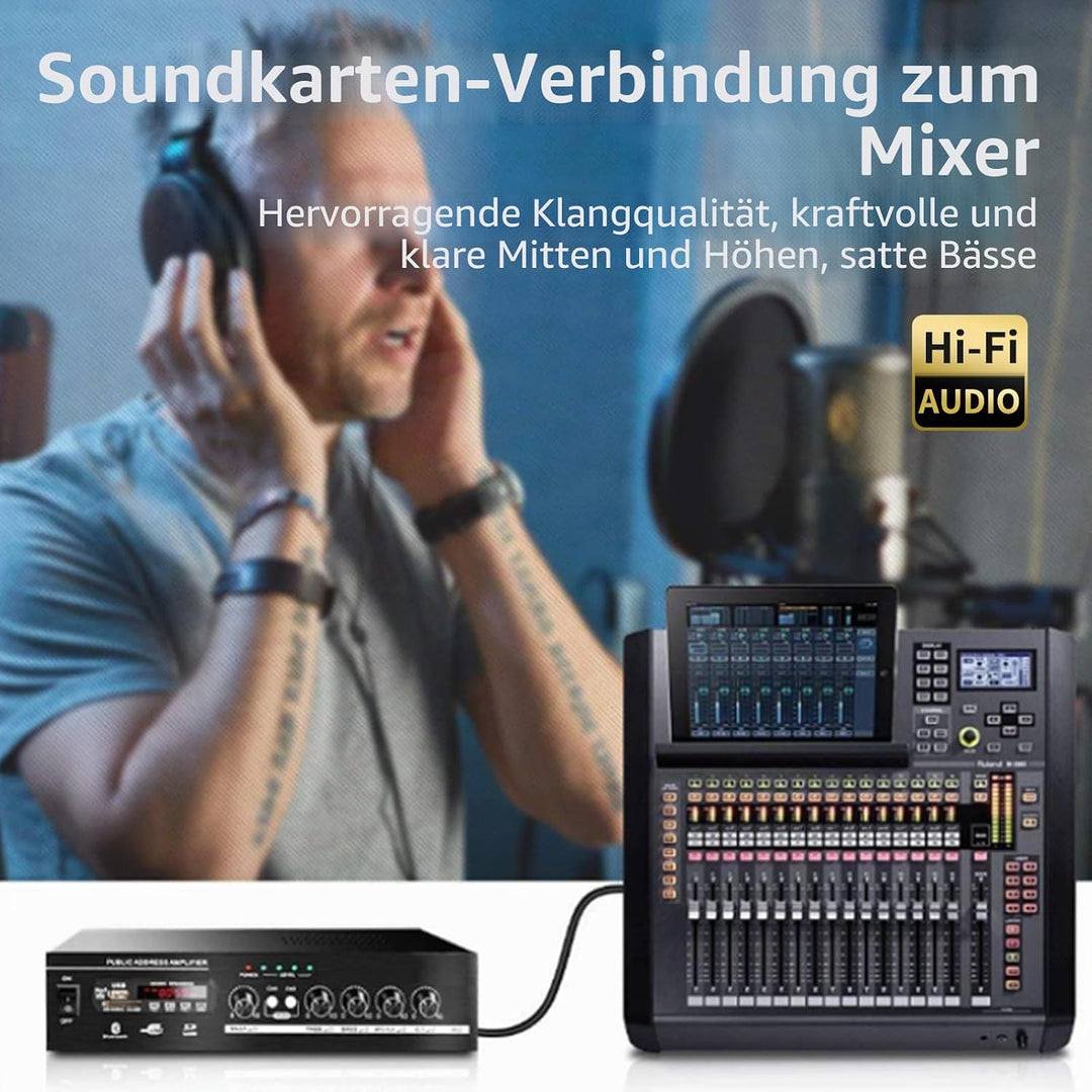 Impeto Audiophile hifi XLR Kabel, Mikrofonkabel XLR Stecker auf Busche Kabel Kompatibel mit Mikrofon