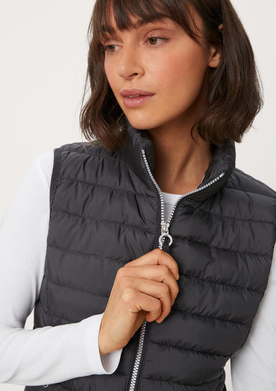 s.Oliver Damen Outdoor Weste 38 Schwarz, 38 Schwarz