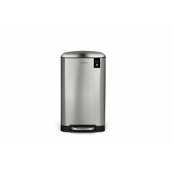 Les Collectors Tret-Mülleimer N°875 / Edelstahl/Silber, 40 L/rechteckig und praktisch, Metall, Silbe