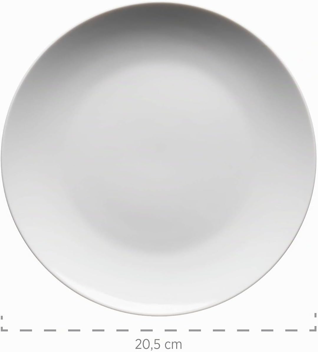 MÄSER 993650 Barca Frühstücks-Geschirr für 6 Personen, 18-tlg. Set, Porzellan, Weiss Frühstück-Set 1