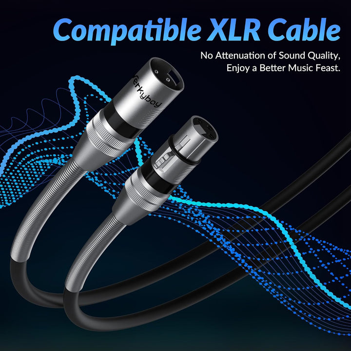 3-polig XLR Kabel 1.5m (4 Stück)，Stecker auf Buchse XLR Adapter, SR-Struktur Symmetrisch Mikrofonkab