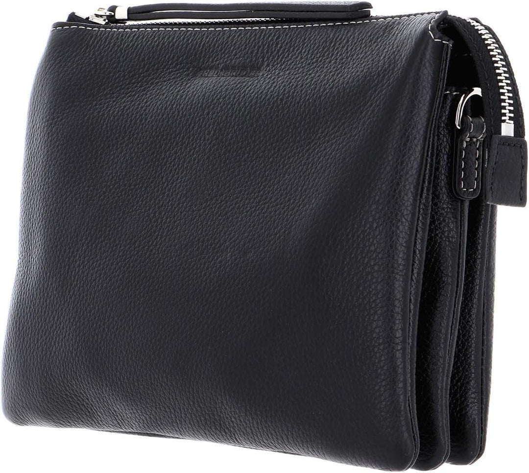 FREDsBRUDER Ferrara Umhängetasche Leder 22 cm Einheitsgrösse Schwarz, Einheitsgrösse Schwarz