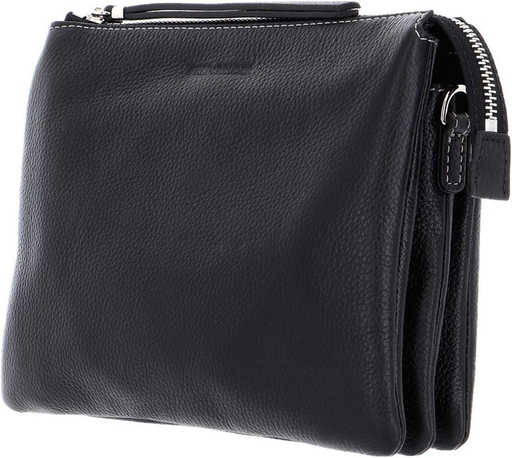 FREDsBRUDER Ferrara Umhängetasche Leder 22 cm Einheitsgrösse Schwarz, Einheitsgrösse Schwarz