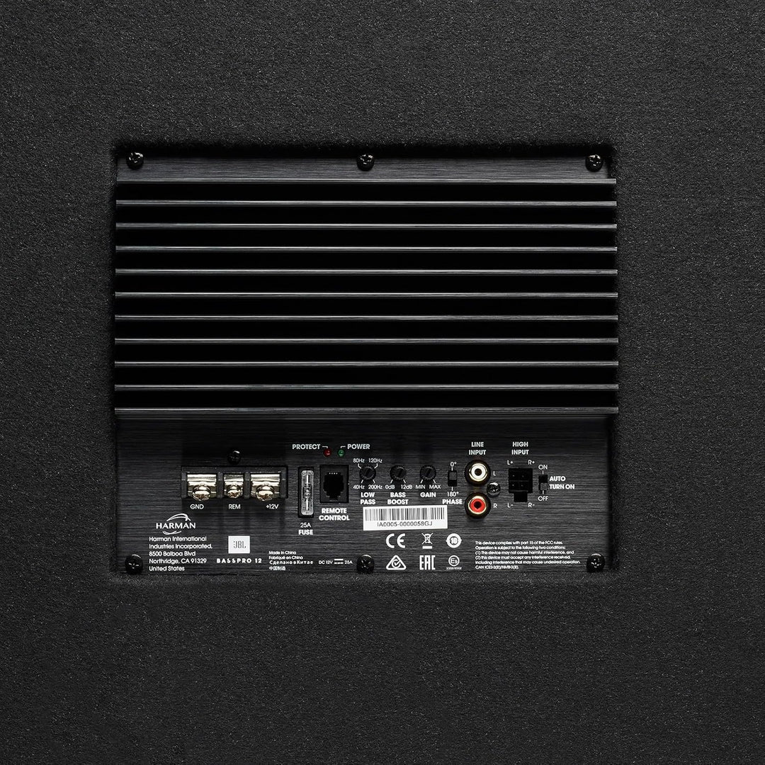 JBL BassPro 12 Aktiv Subwoofer Set - Bassreflex Woofer JBL box gross 30 cm, 450 Watt verstärker Auto
