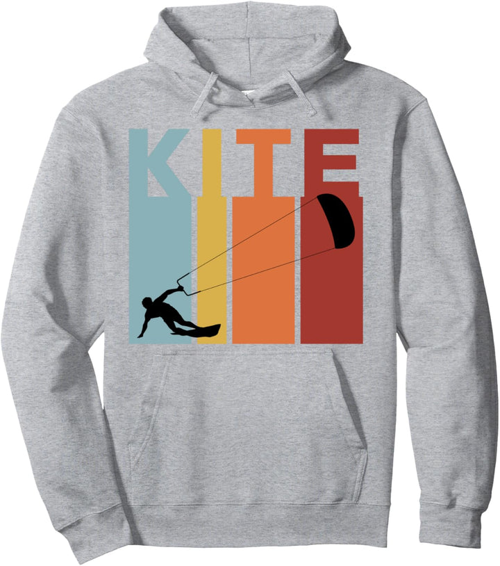Kitesurf Kitesurfing Kitesurfer Kiteboarding Vintage Retro Pullover Hoodie