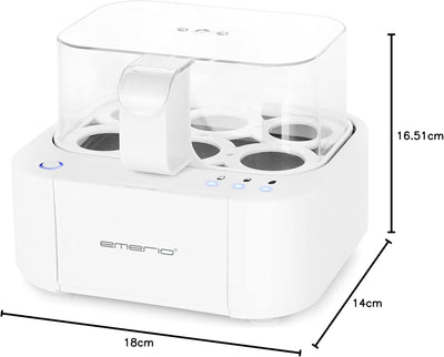 EMERIO ausgezeichnet einzigartiger Eierkocher kocht alle drei Garstufen [weich|mittel|hart] in nur e