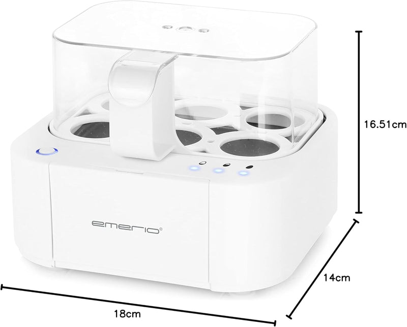 EMERIO ausgezeichnet einzigartiger Eierkocher kocht alle drei Garstufen [weich|mittel|hart] in nur e