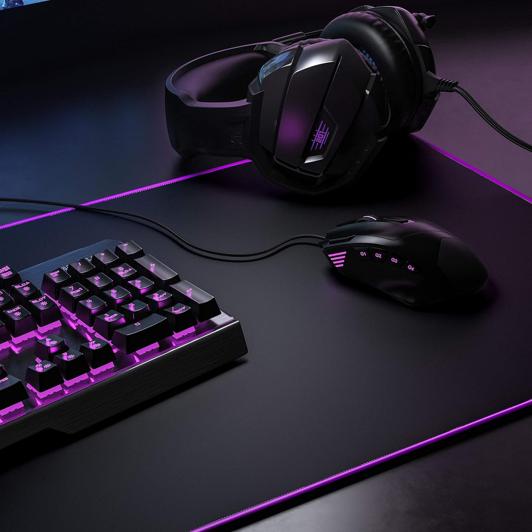 CSL-Computer TITANWOLF - XXL Speed Gaming Mauspad Titanwolf 900 x 400mm - XXL Mousepad - Tischunterl