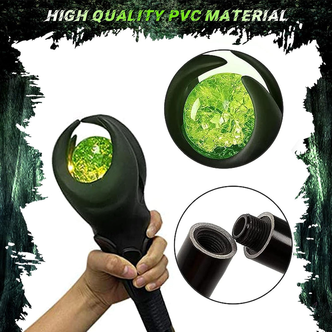 SINSEN Halloween LED Licht Maleficent Zauberstäbe Zauberer Zepter Zauberstab Cosplay Maleficent Stab