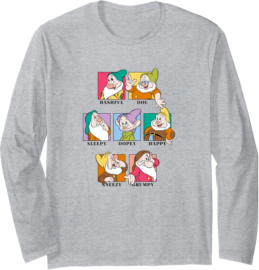 Disney Snow White Dwarfs Box Up Langarmshirt