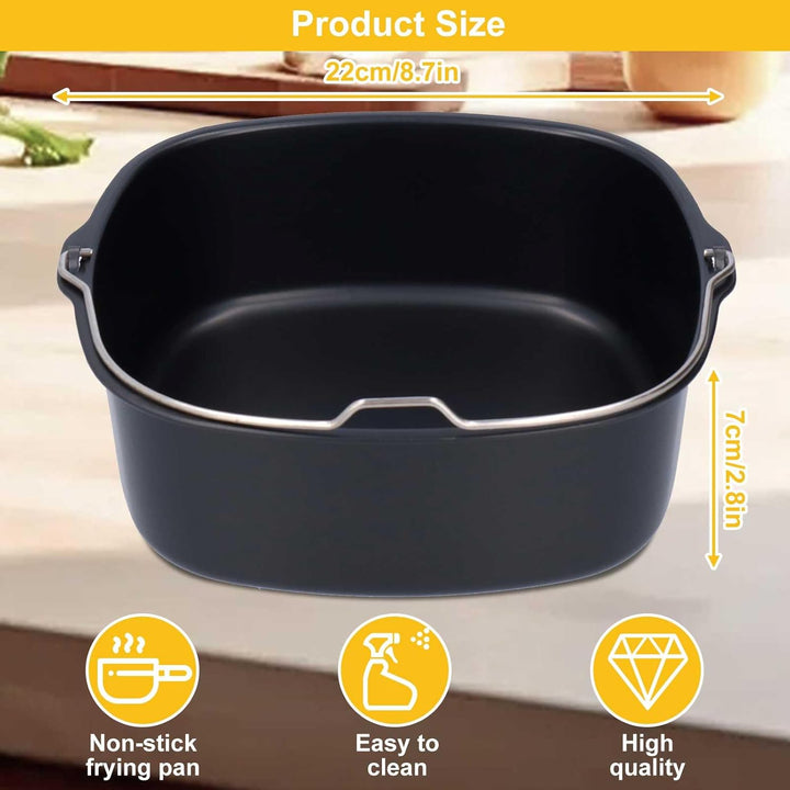 Airfryer, Airfryer zubehör, Back-Kit Backform, Kuchenform, Eisenfritteuse, Kuchenpfanne, Kuchenfass-