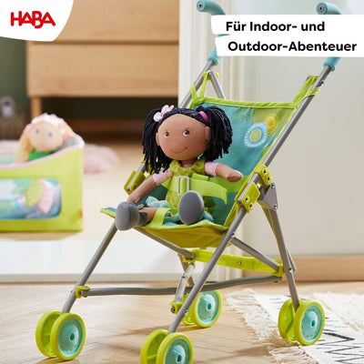 HABA 306208 - Puppenbuggy Sommerwiese, Puppen Zubehör ab 3 Jahren