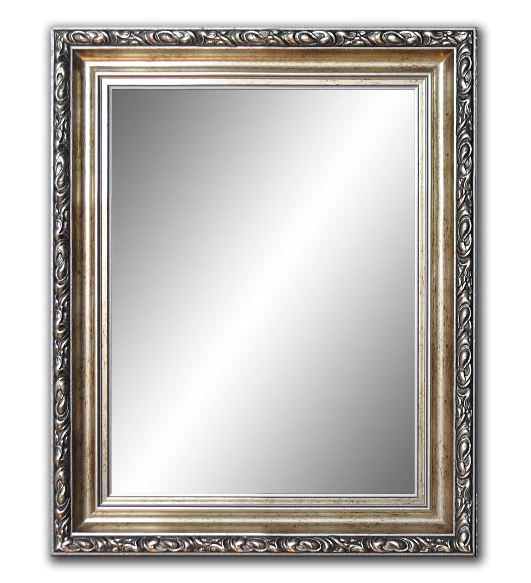 50 cm x 40 cm, Spiegel mit Rahmen, Badezimmerspiegel Antik, Alte Spiegel, Handgefertigte, Stabiler R