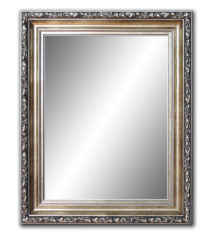 50 cm x 40 cm, Spiegel mit Rahmen, Badezimmerspiegel Antik, Alte Spiegel, Handgefertigte, Stabiler R