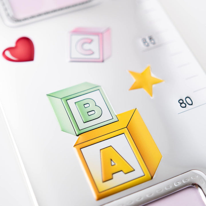 Disney - Kinder Messlatte für die Wand mit Silber - mit Bilderrahmen - zur Dekoration des Kinderzimm