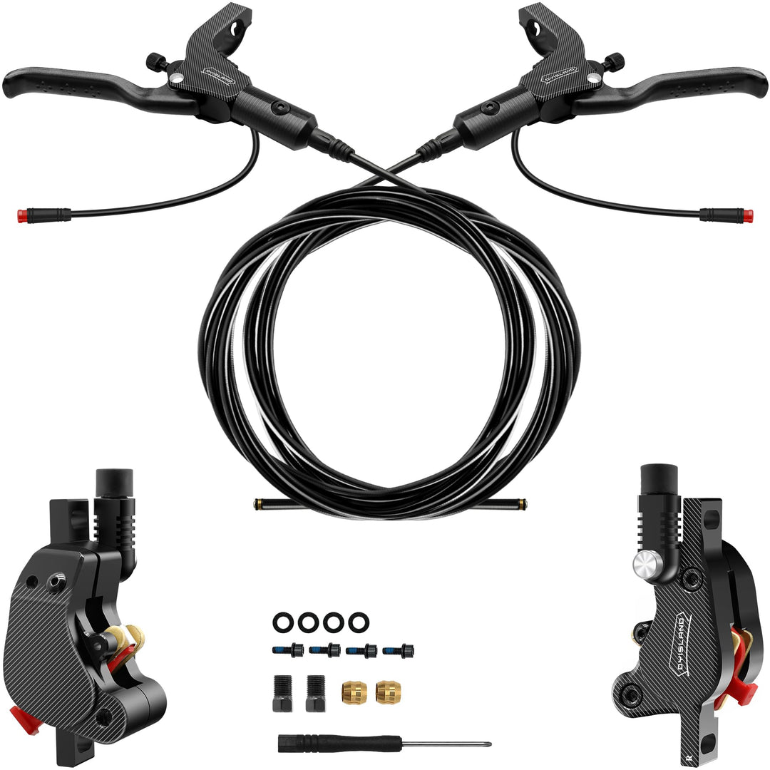 LD-210S Hydraulisches Scheibenbremsen-Set, 2-polig/Power-Off-Bremsset für Elektroroller/E-Scooter R-