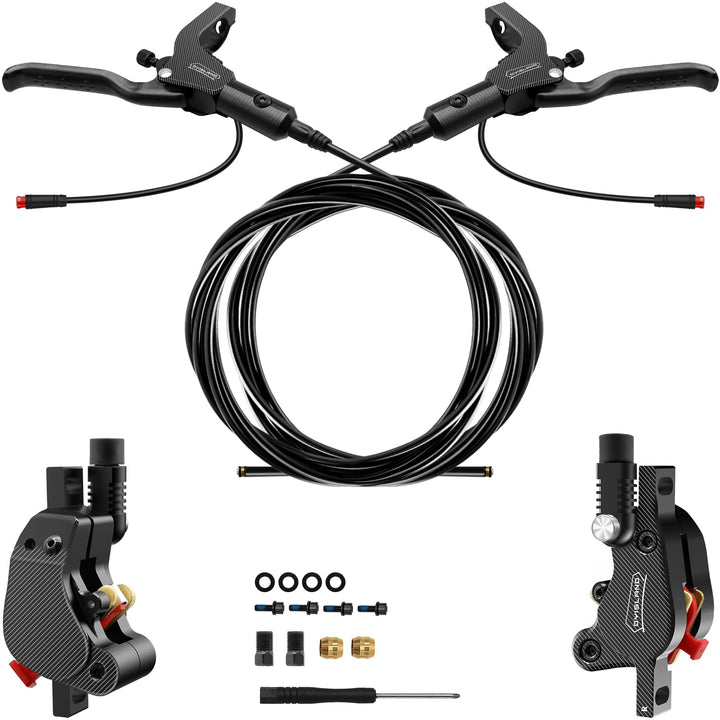 LD-210S Hydraulisches Scheibenbremsen-Set, 2-polig/Power-Off-Bremsset für Elektroroller/E-Scooter R-