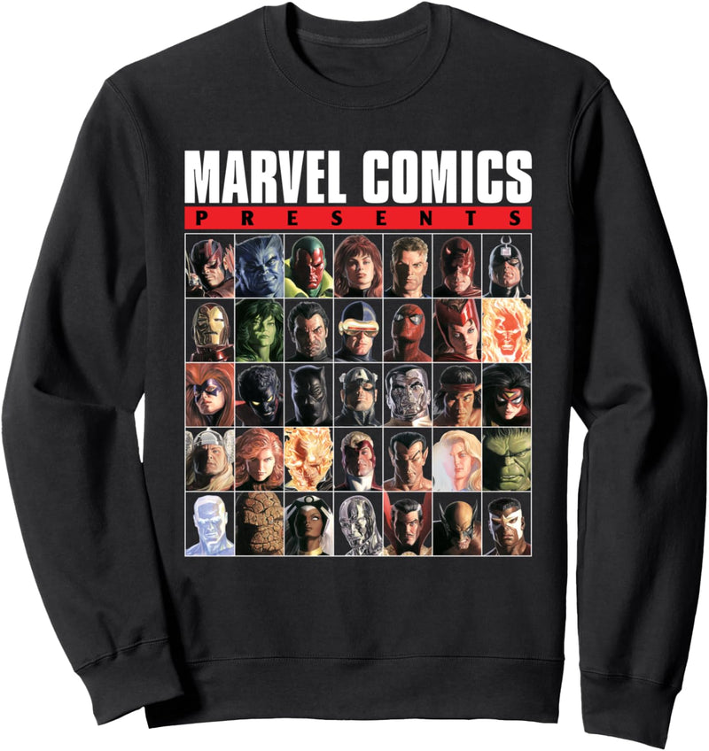 Marvel Comics Presents The Timeless Collection Super Heroes Sweatshirt
