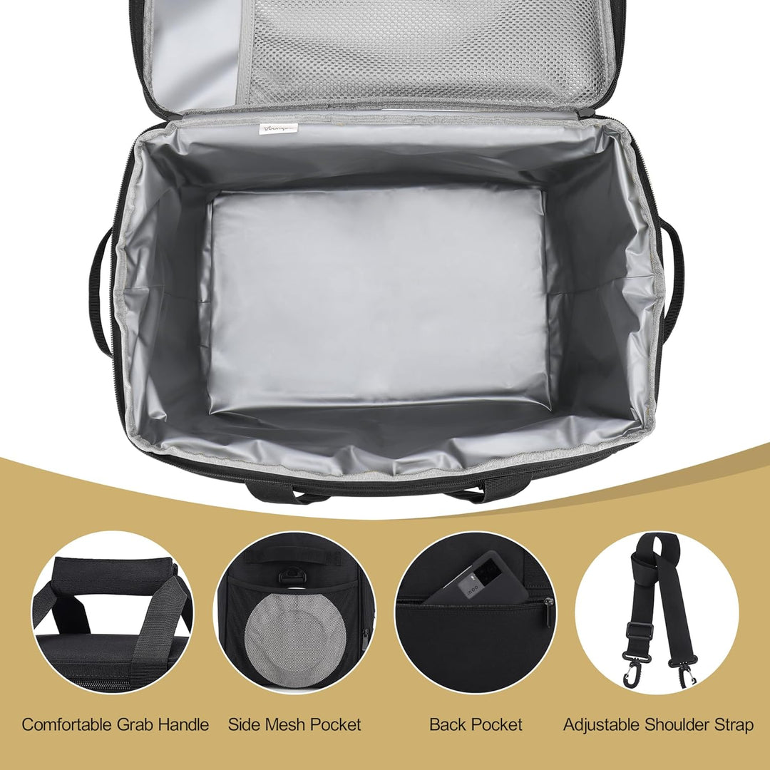 Grosse Kühltasche, 30L Wasserdicht Faltbar Kühlbox Thermotasche, Isoliert Thermo Kühl Tasche Picknic