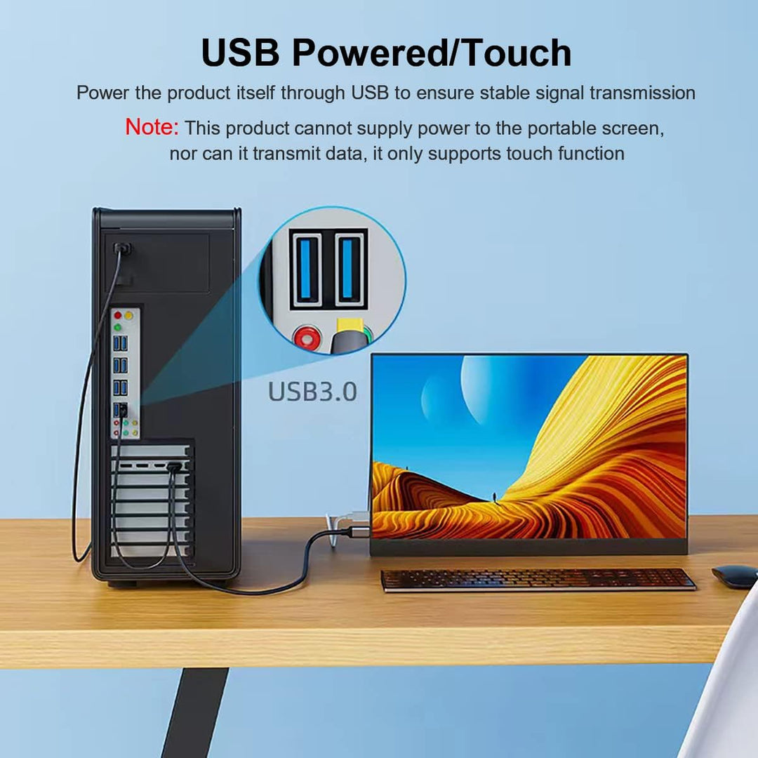 WJESOG Displayport zu USB C Kabel 6.6ft 4K@60Hz mit USB-Stromversorgung, DP-Stecker auf Typ-C-Stecke