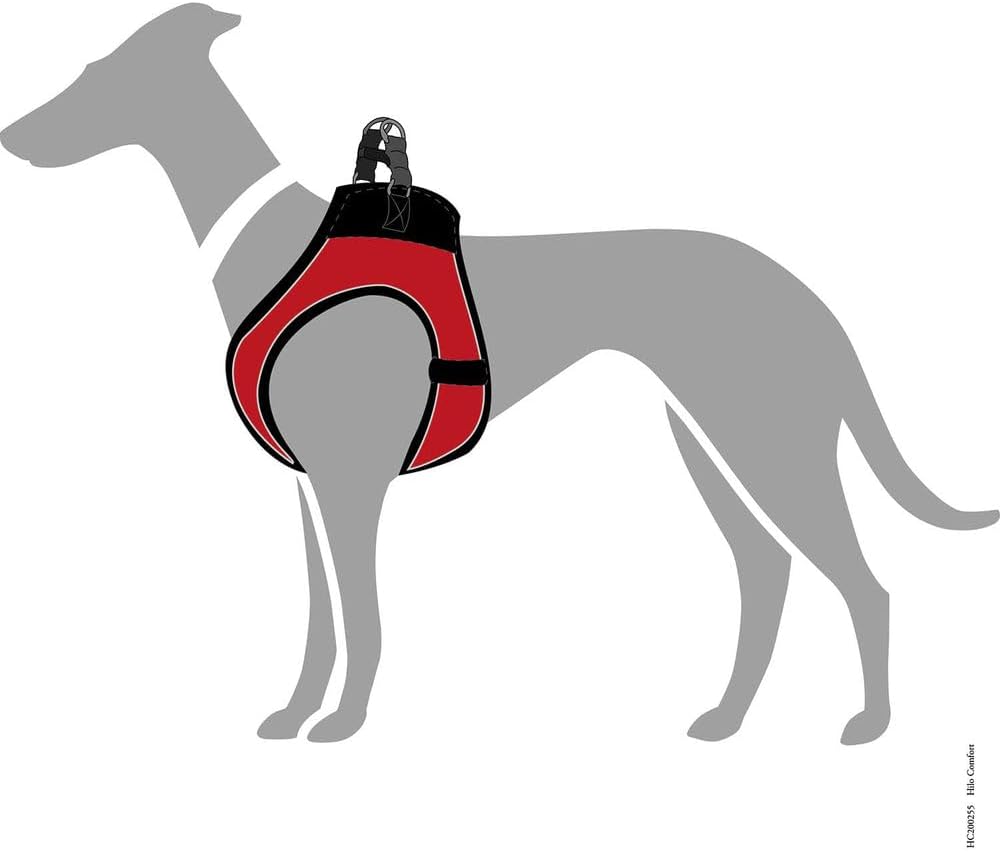 HUNTER HILO COMFORT Geschirr für kleine Hunde mit Netzmaterial und reflektierenden Elementen, orange