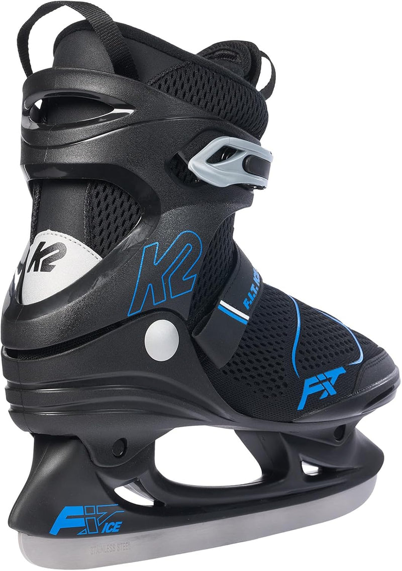 K2 Herren F.i.t. Ice Pro Schlittschuhe EU: 41.5 (UK: 7.5 / cm: 26.5 black - blue, EU: 41.5 (UK: 7.5