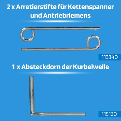 SW-Stahl 26114L Motor Einstellwerkzeug Satz I geeignet für Fahrzeuge von BMW I für 1.6l, 1.8l und 2.