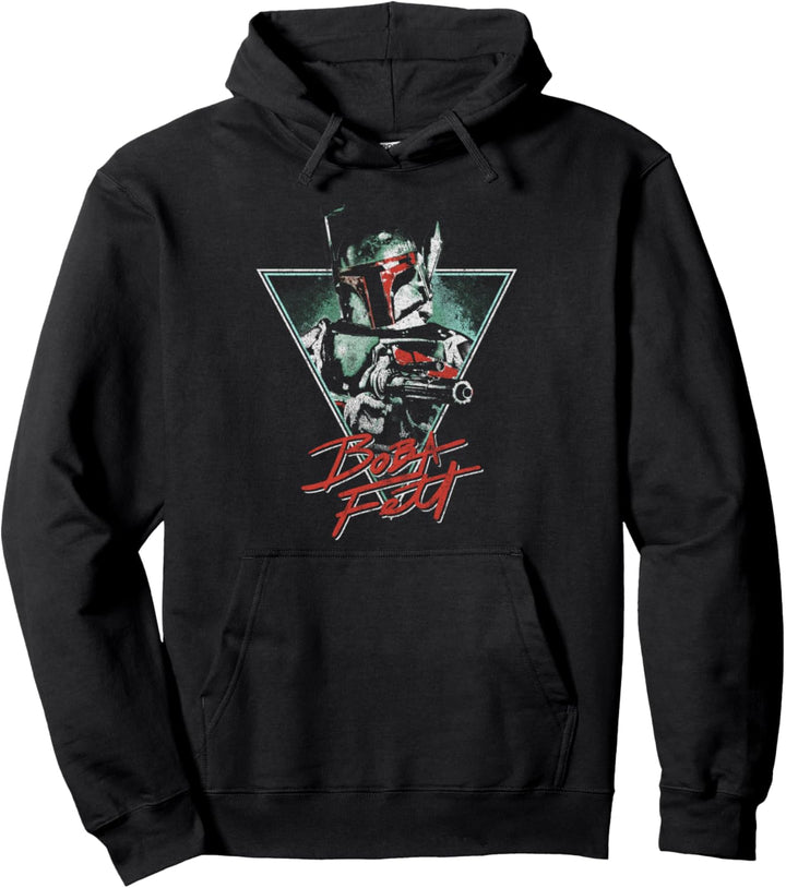 Star Wars Boba Fett Triangle Poster Pullover Hoodie