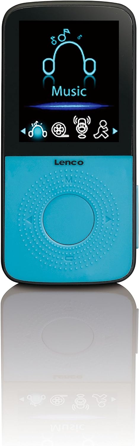 Lenco Mp3-player Podo-153, Schrittzählerfunktion und 4 GB interner Speicher Inklusive Kopfhörer