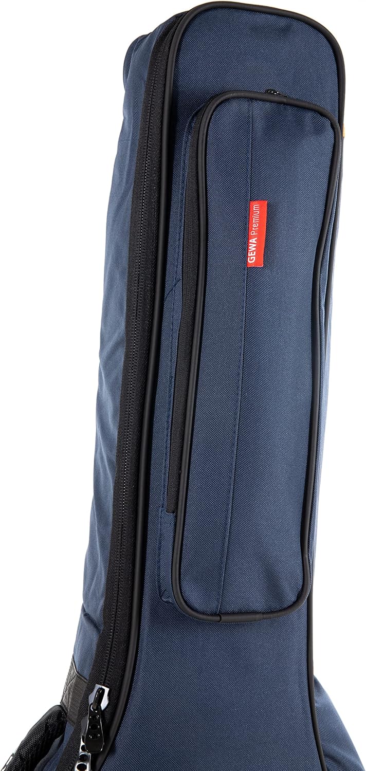 Gewa Premium Gig Bag für Konzertgitarre Westerngitarre Blau, Westerngitarre Blau