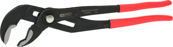 KS Tools 115.2016 Wasserpumpenzange mit Druckknopfverstellung, 415mm