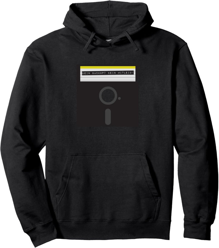 KEIN BACKUP KEIN MITLEID 5,25" Diskette Pullover Hoodie