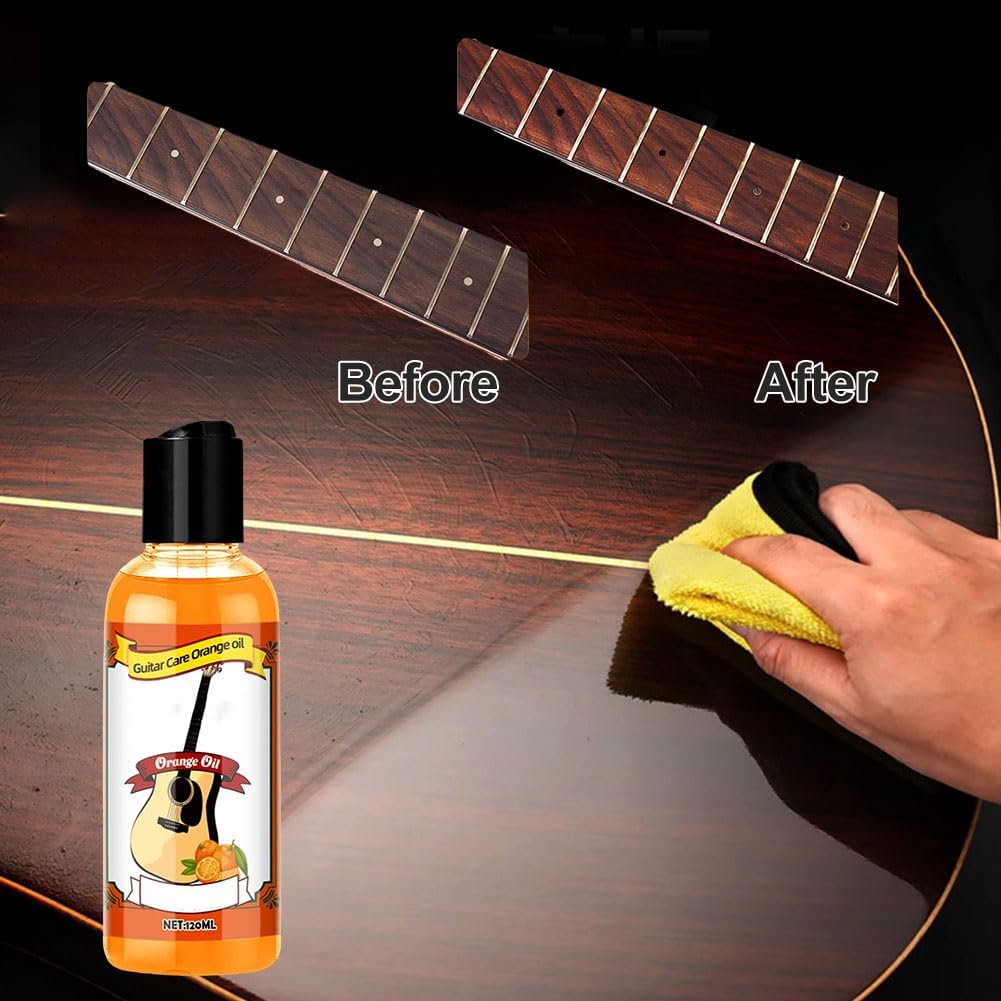 Gitarren Pflegeöl,Griffbrett öl Gitarre,Pflegeöl für Gitarrensaiten,Griffbrett Ölreiniger,Gitarren G