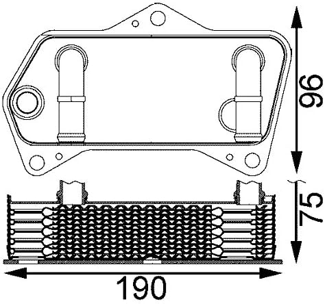 MAHLE CLC 202 000S Ölkühler BEHR
